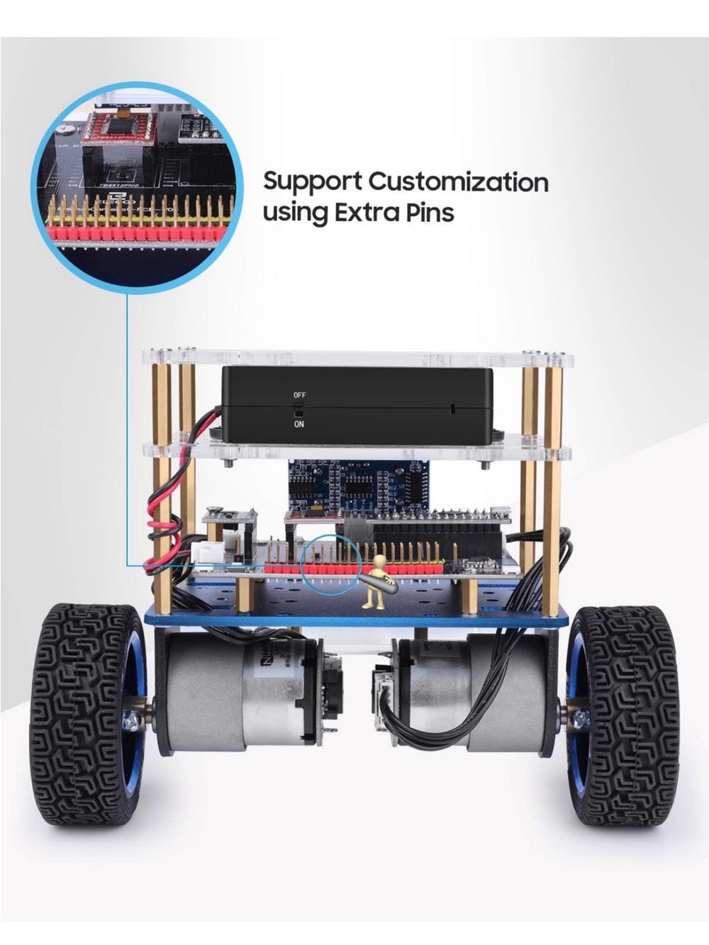 NIB Elegoo Robot Car Kit Self Balancing - Picture 5 of 7